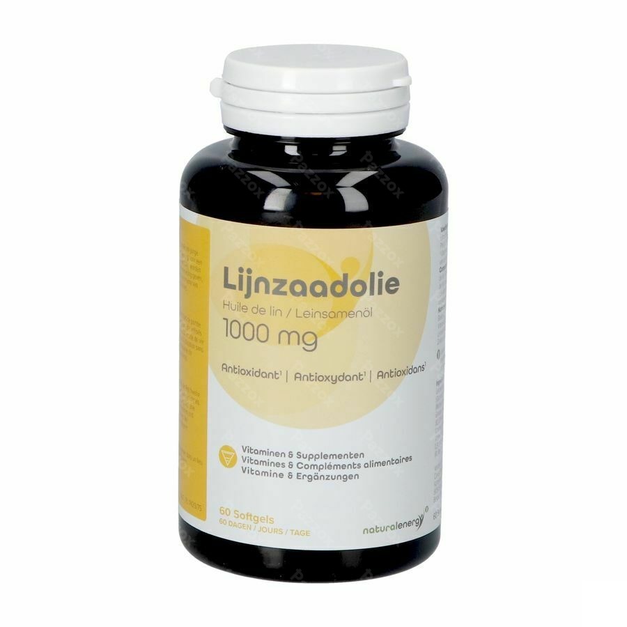 Natural Energy Lijnzaadolie Caps 60