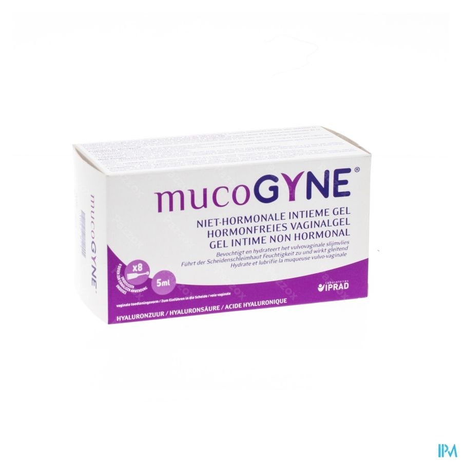 Mucogyne Vaginale Droogte Gel Unidose 8 x 5ml