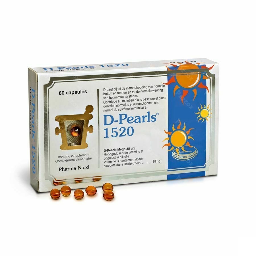 Pharma Nord D-Pearls 1520 IU 80 Capsules