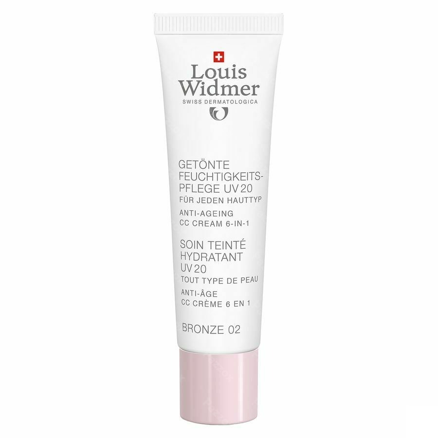 Louis Widmer Getinte Dagcrème UV20 Bronze 02 Geparfumeerd 30ml