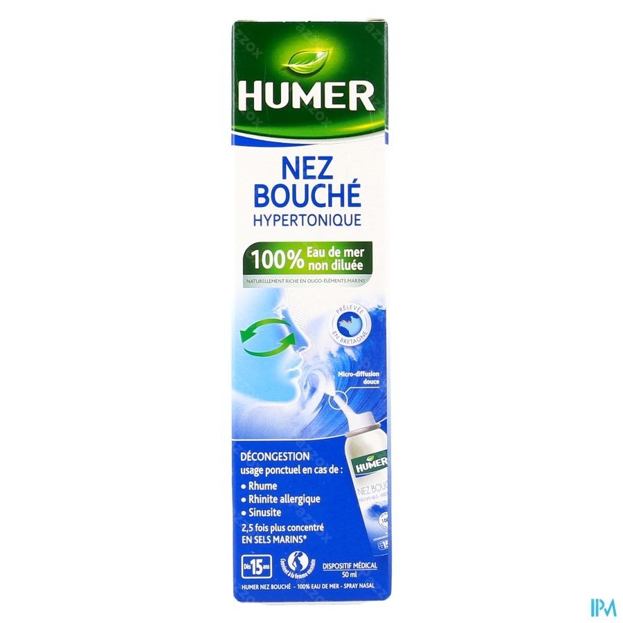Humer Spray Hypertonisch Volw 50ml