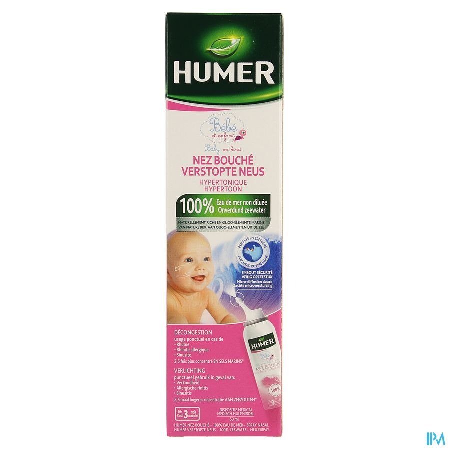 Humer Spray Hypertonisch Kind 50ml
