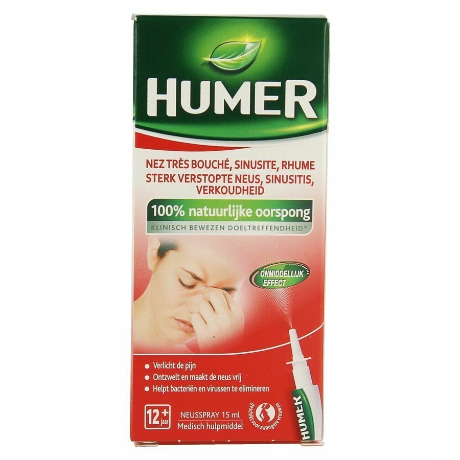 Humer Neusspray Erg Verstopte Neus 15ml