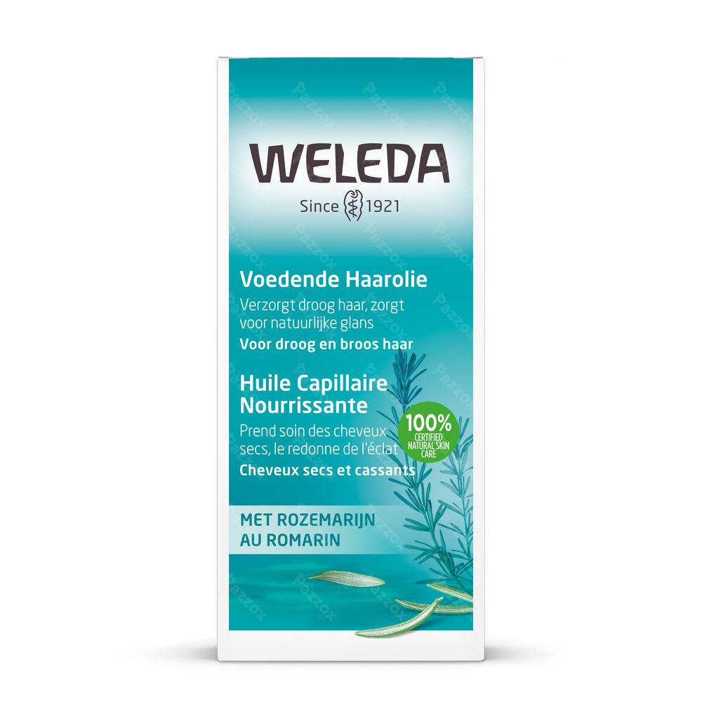 Weleda Voedende Haarolie met Rozemarijn Alle Haartypes 50ml