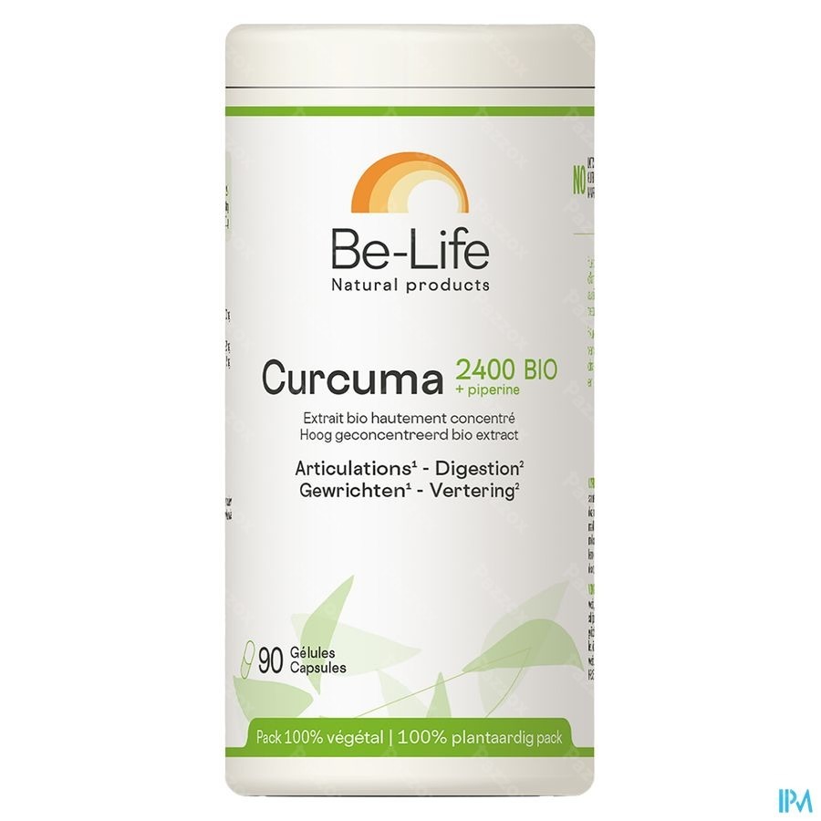 Be-Life Curcuma 2400 + Piperine 90 Capsules