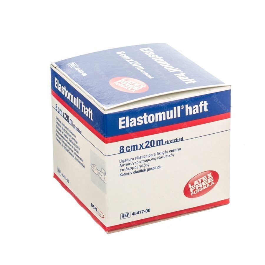 Elastomull Haft Latexvrij 8cmx20m 4547700