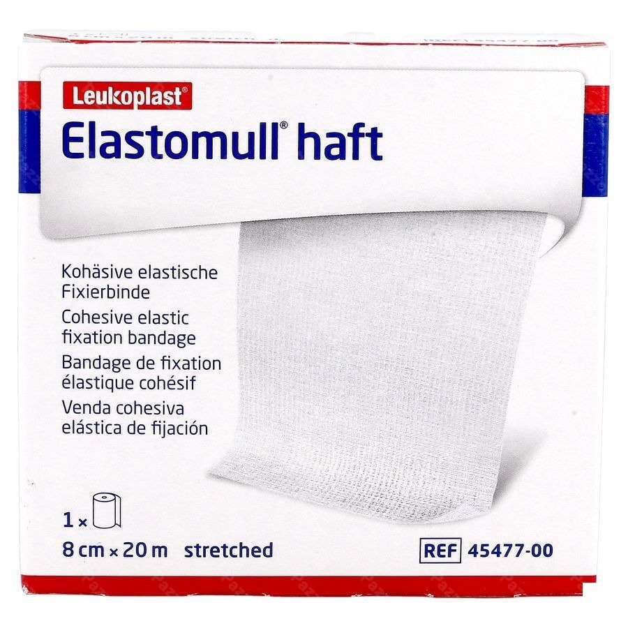 Elastomull Haft Latexvrij 8cmx20m 4547700