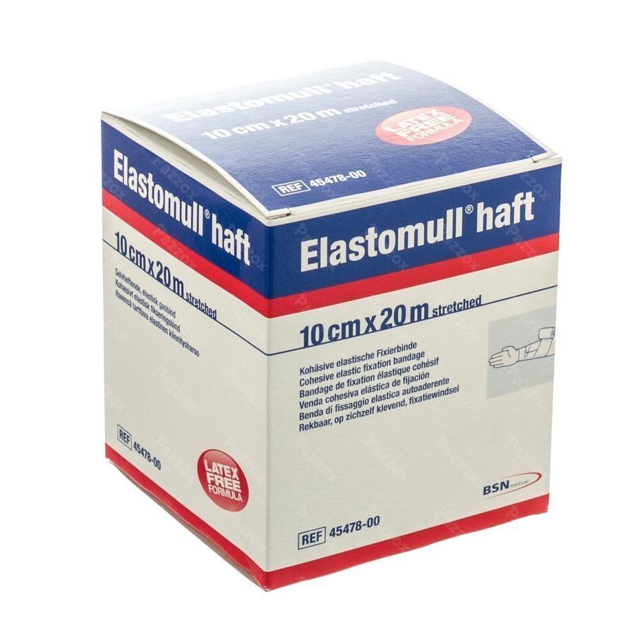 Elastomull Haft Latexvrij 10cmx20m 4547800
