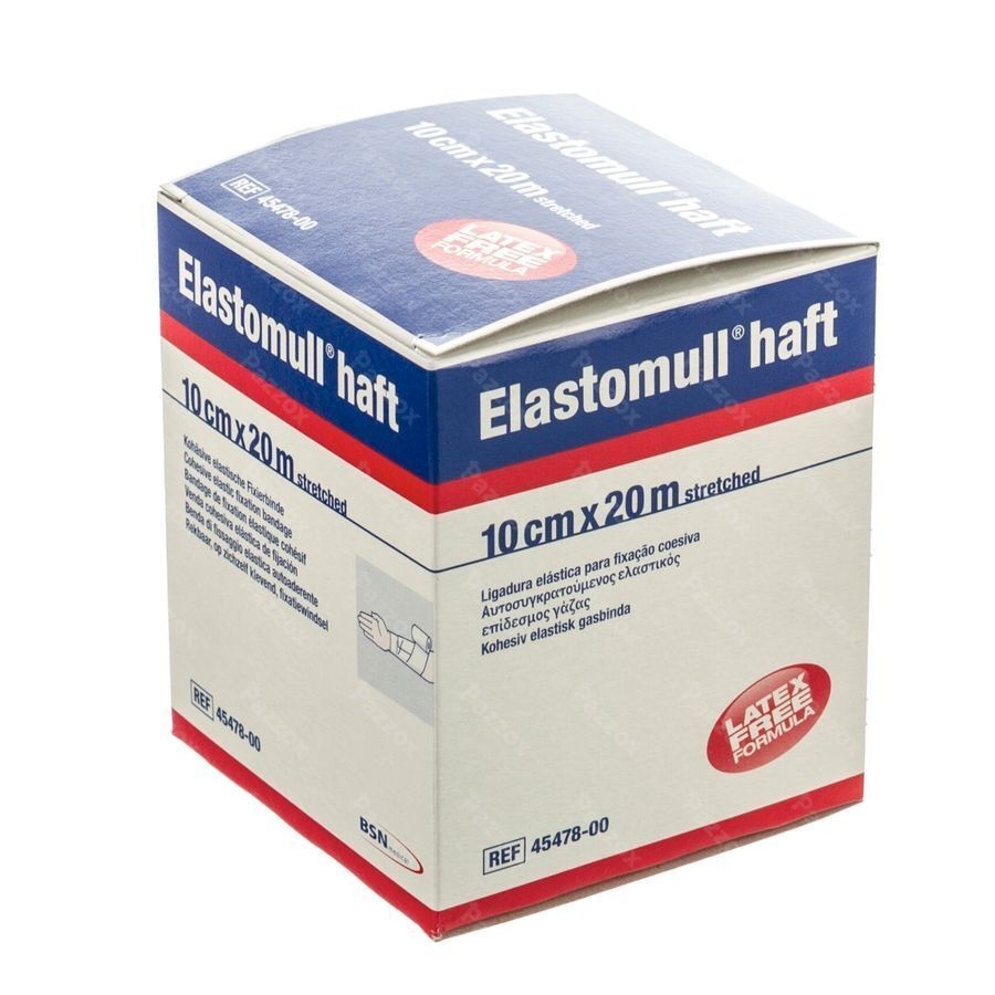 Elastomull Haft Latexvrij 10cmx20m 4547800