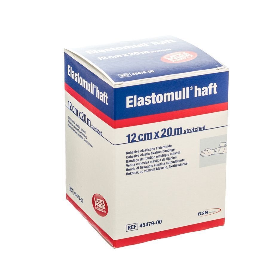 Elastomull Haft Latexvrij 12cmx20m 4547900