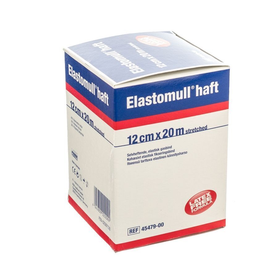 Elastomull Haft Latexvrij 12cmx20m 4547900