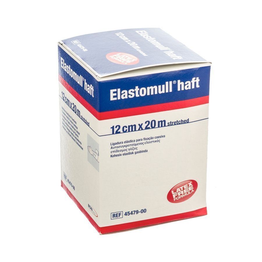 Elastomull Haft Latexvrij 12cmx20m 4547900
