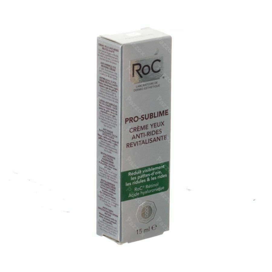 Roc Pro-sublime Cr A/rimpel Oogcontour Revit.15ml