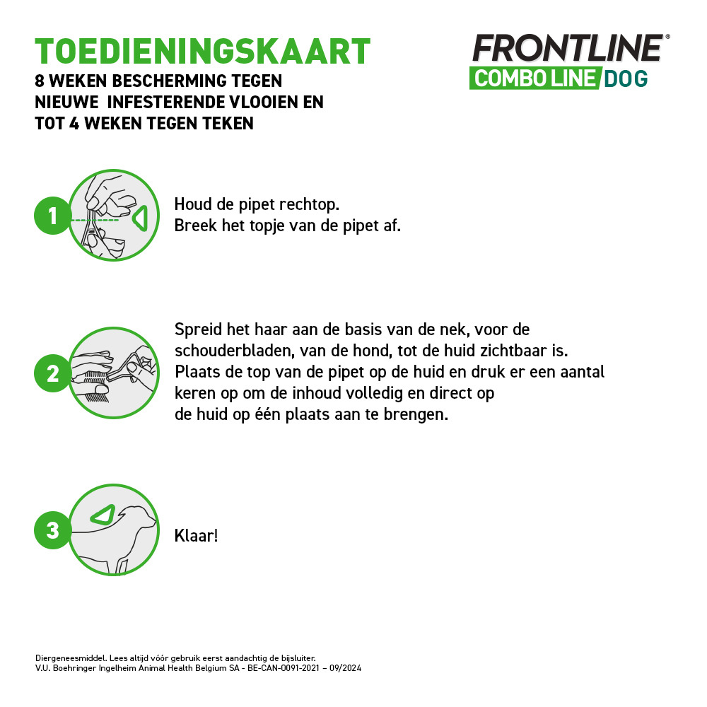 Frontline Combo Line Dog M 10-20kg 6x1,34ml