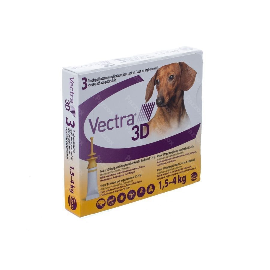 Vectra 3d Opl Spot-on Hond Pipet 3x0,8ml