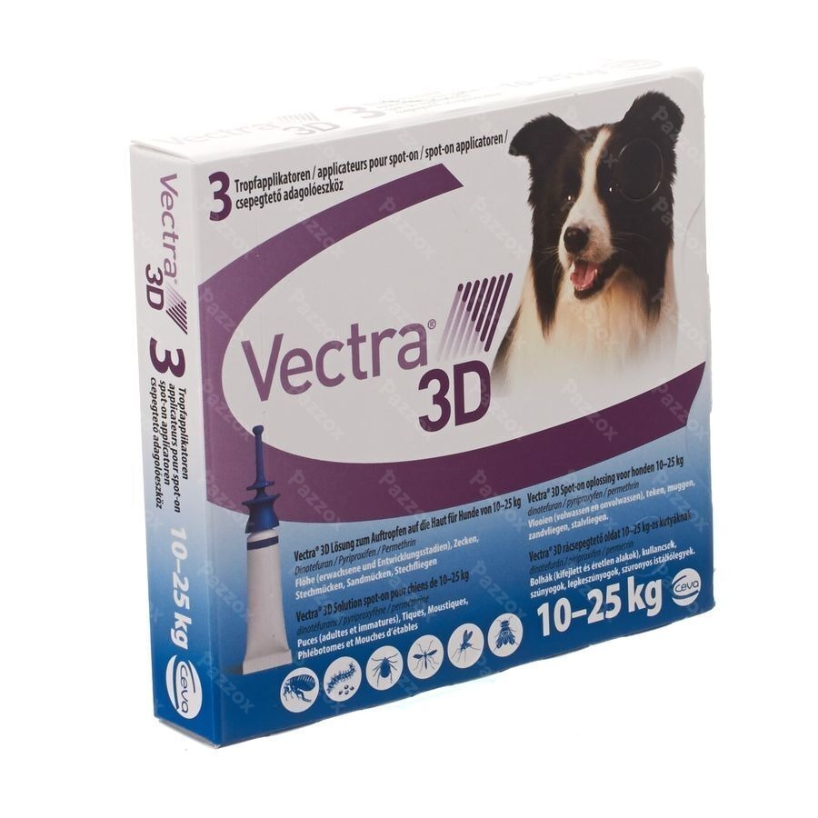 Vectra 3d Opl Spot-on Hond Pipet 3x3,6ml