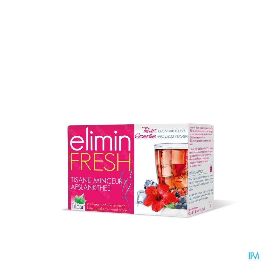 Elimin Fresh Hibiscus-rode Vruchten Tea-bags 24