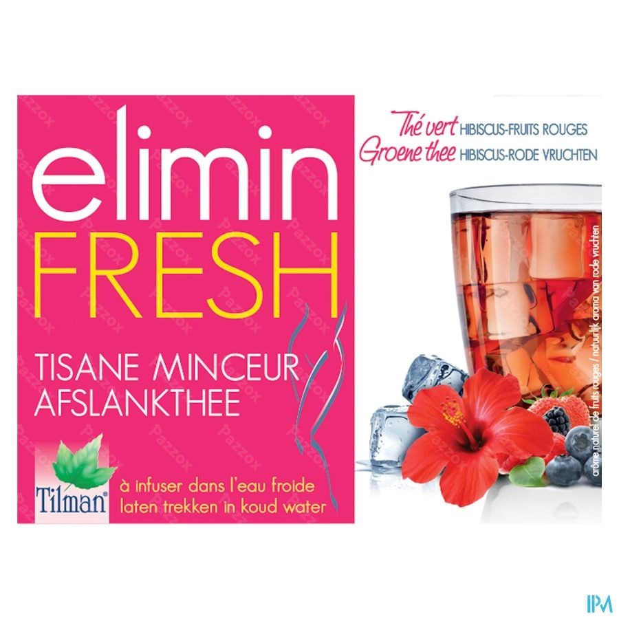 Elimin Fresh Hibiscus-rode Vruchten Tea-bags 24