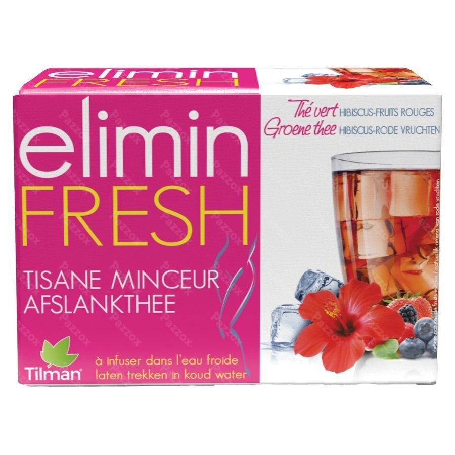 Elimin Fresh Hibiscus-rode Vruchten Tea-bags 24