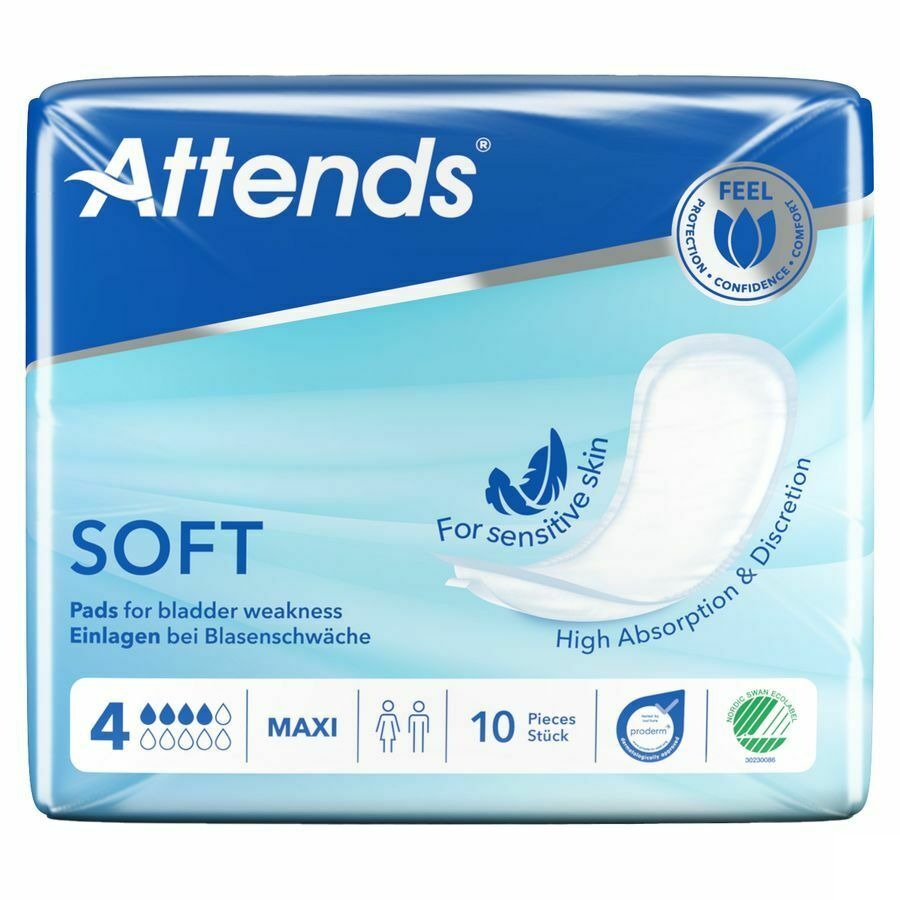 Attends Soft 4 Maxi Inleg Anatom. 1x 8