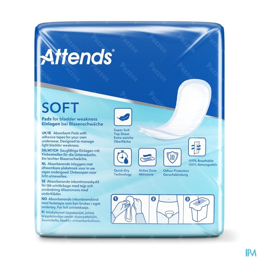 Attends Soft 2 Normal Inleg Anatom. 1x12