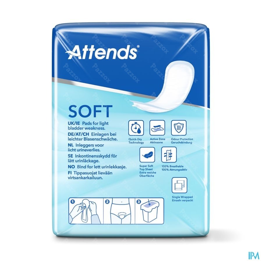 Attends Soft 2 Normal Inleg Anatom. 1x12