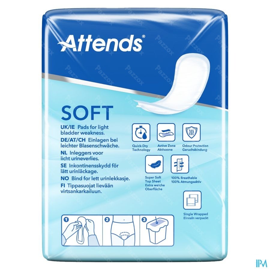 Attends Soft 2 Normal Inleg Anatom. 1x12