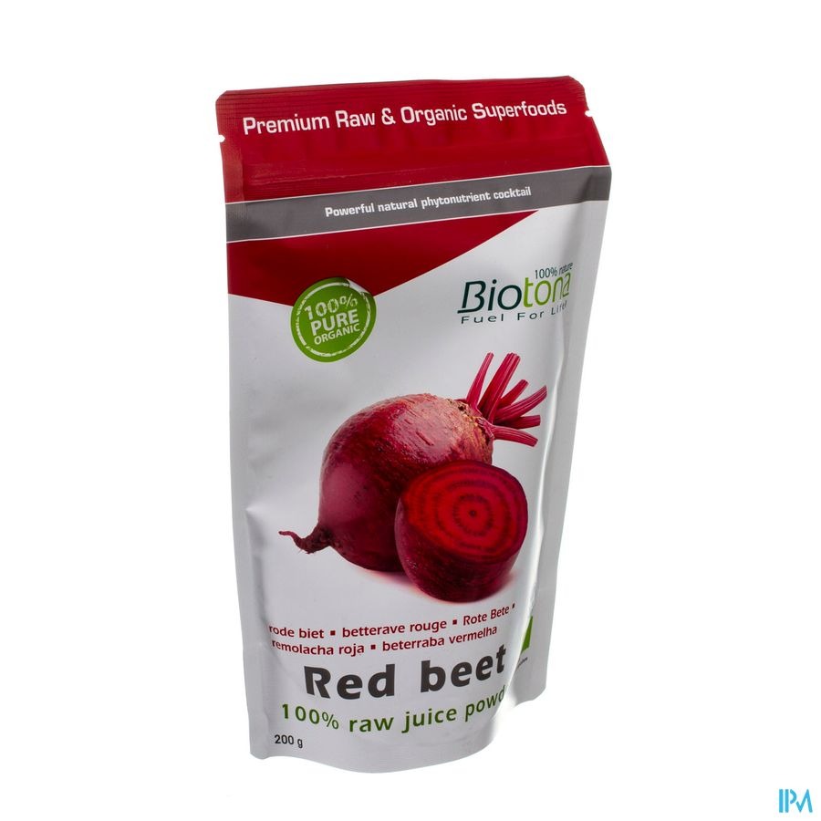 Biotona Red Beet Raw Powder 200g