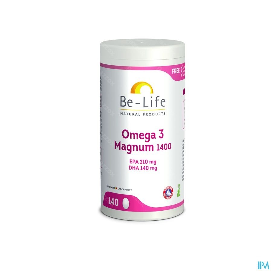 Be-Life Omega 3 Magnum 1400 140 Capsules