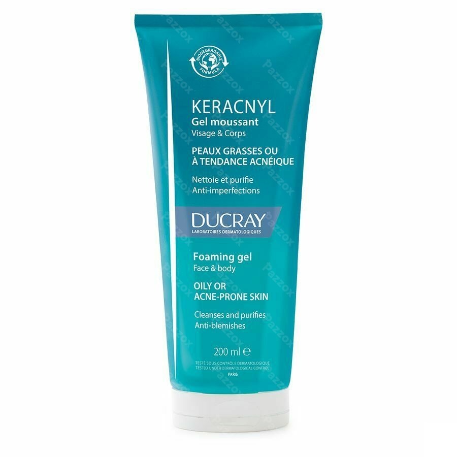 Ducray Keracnyl Schuimgel Nf 200ml
