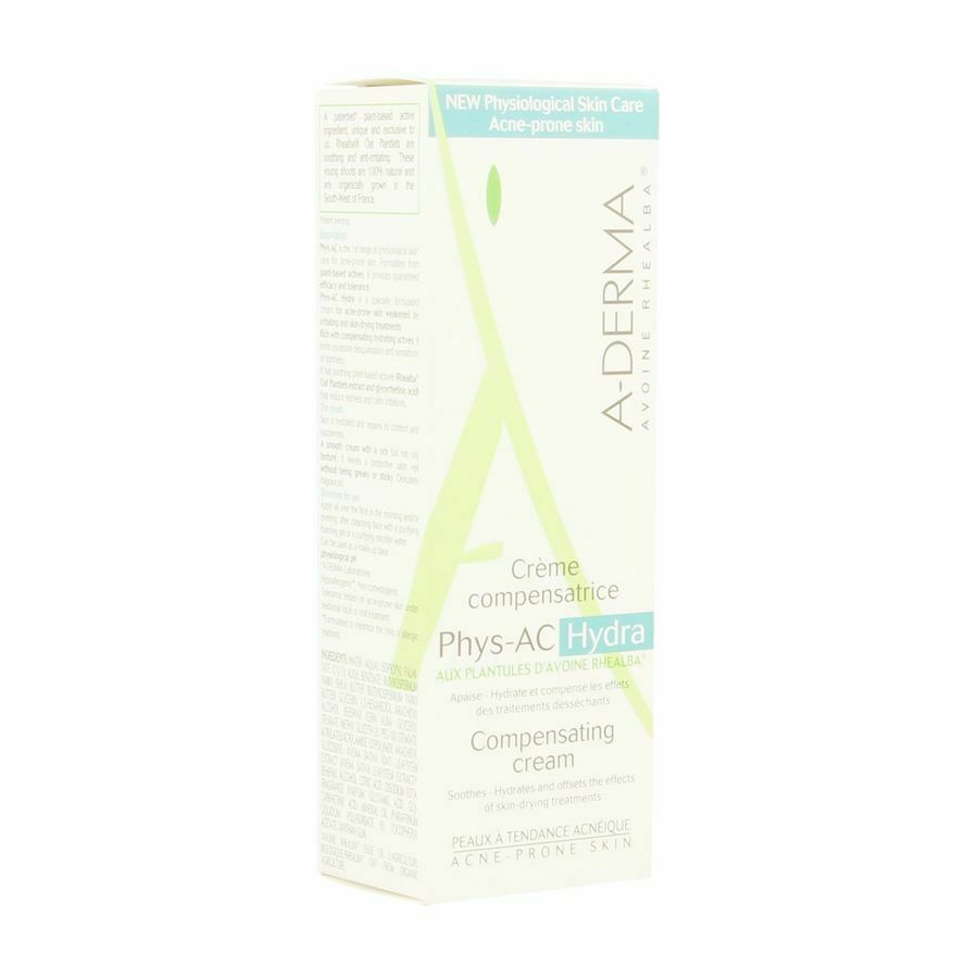Aderma Phys-ac Hydra Creme Compenserend Tube 40ml