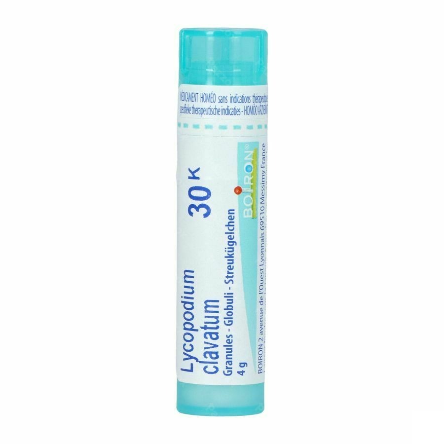 Boiron Lycopodium Clavatum 30K Granulen 4g