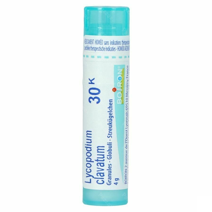 Boiron Lycopodium Clavatum 30K Granulen 4g