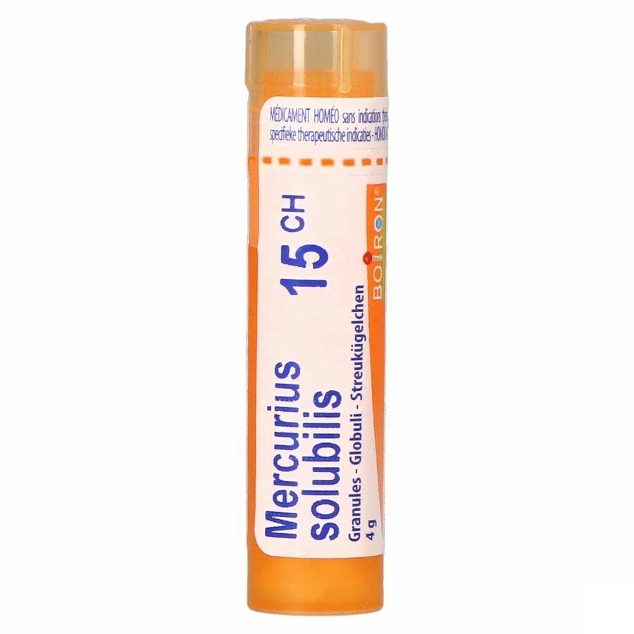 Boiron Mercurius Solubilis 15CH Granulen 4g