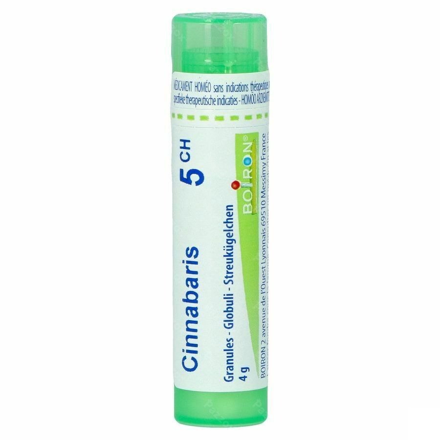 Boiron Cinnabaris 5CH Granulen 4g