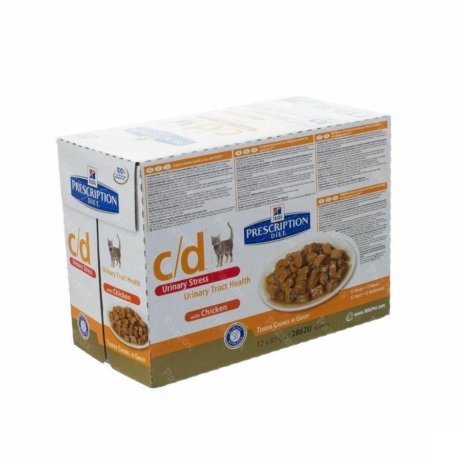 Prescription Diet Feline C/d Stress Chicken 12x85g