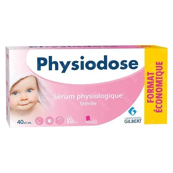 Physiodose Steriel Fysiologisch Serum Unidosis 40 x 5ml