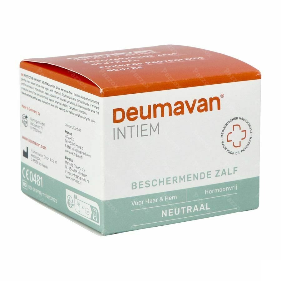 Deumavan Intieme Zalf Natuur Pot 100ml