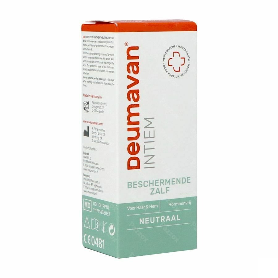 Deumavan Intieme Zalf Natuur Tube 50ml