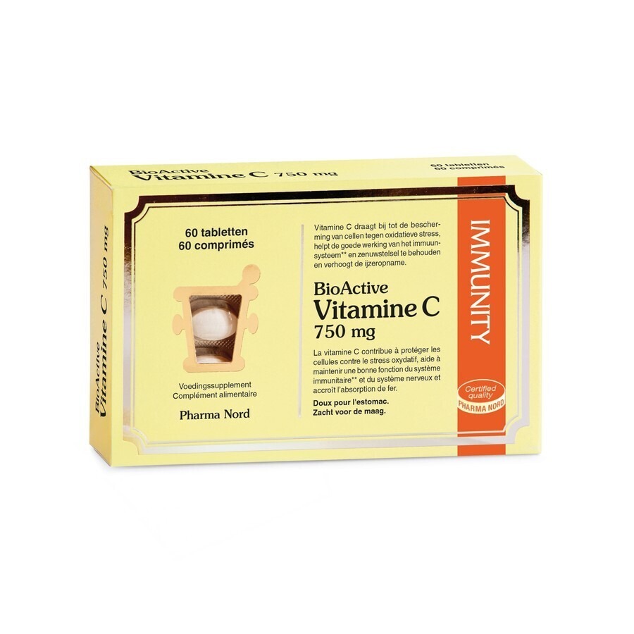 BioActive Vitamine C 750mg 60 Tabletten
