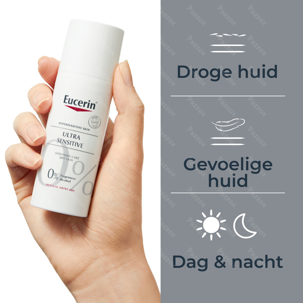 Eucerin UltraSensitive Kalmerende Crème Droge Huid 50ml