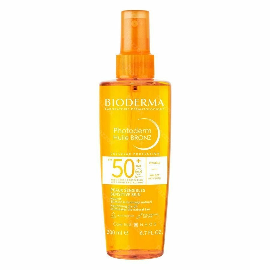 Bioderma Photoderm Bronz SPF50+ Droge Olie 200 ml