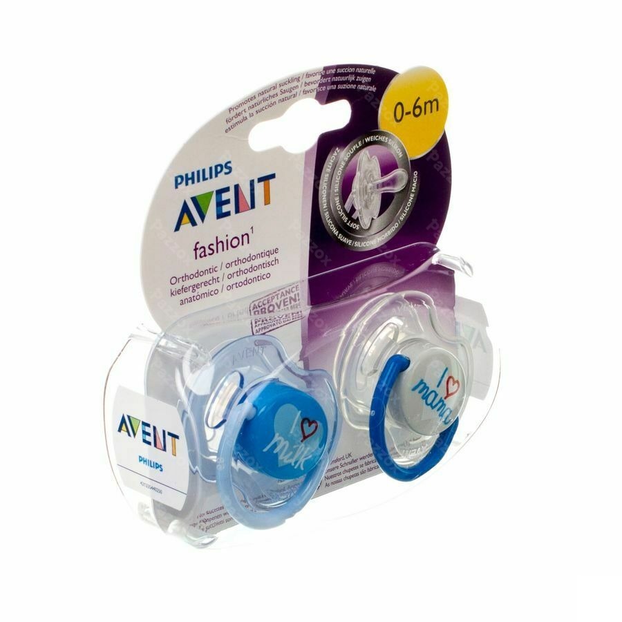 Philips Avent Fopsp Fashion Dubbel 2 Stuks 0- 6m 