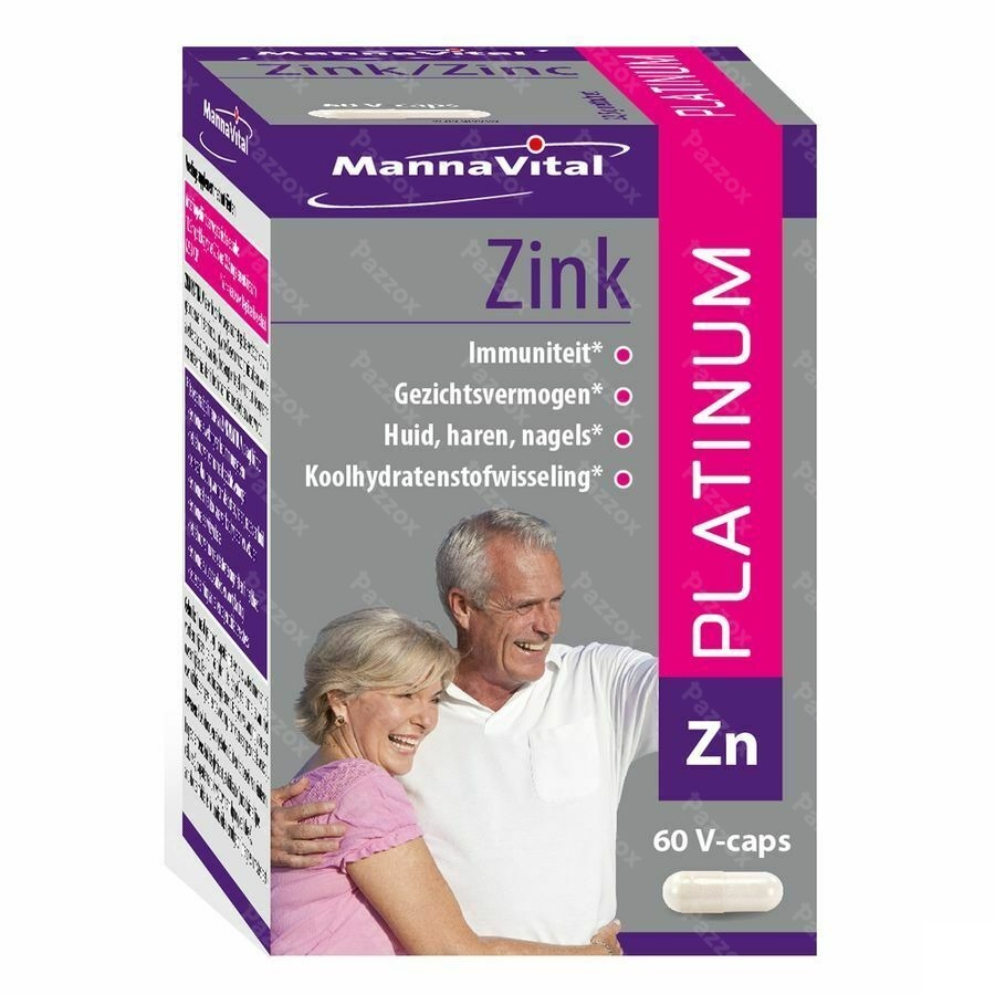 Mannavital Zink Platinum V-caps 60