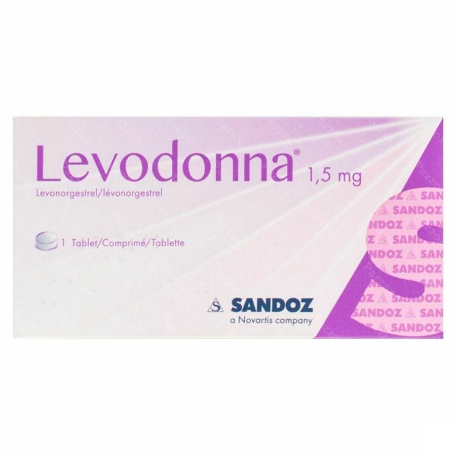 Levodonna 1,5mg Sandoz Comp 1 X 1,5mg