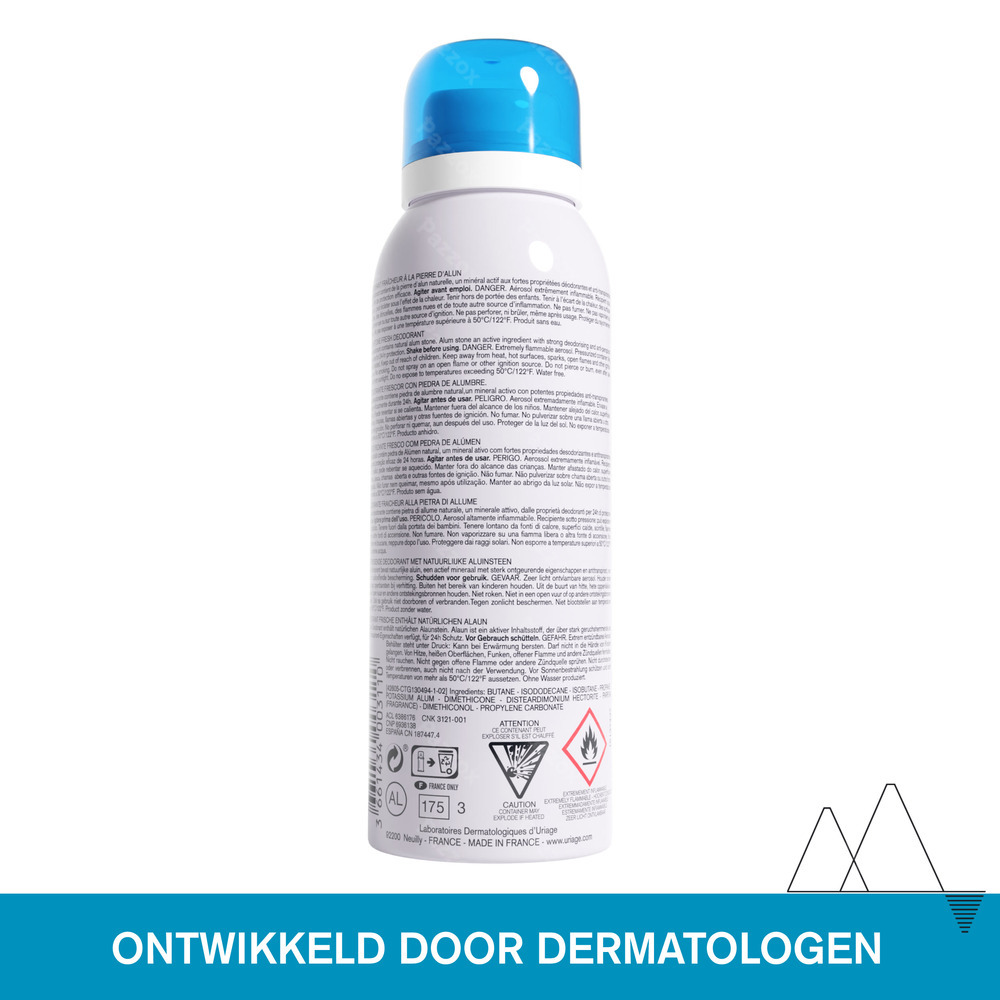 Uriage Deodorant Spray Gevoelige Huid 125ml