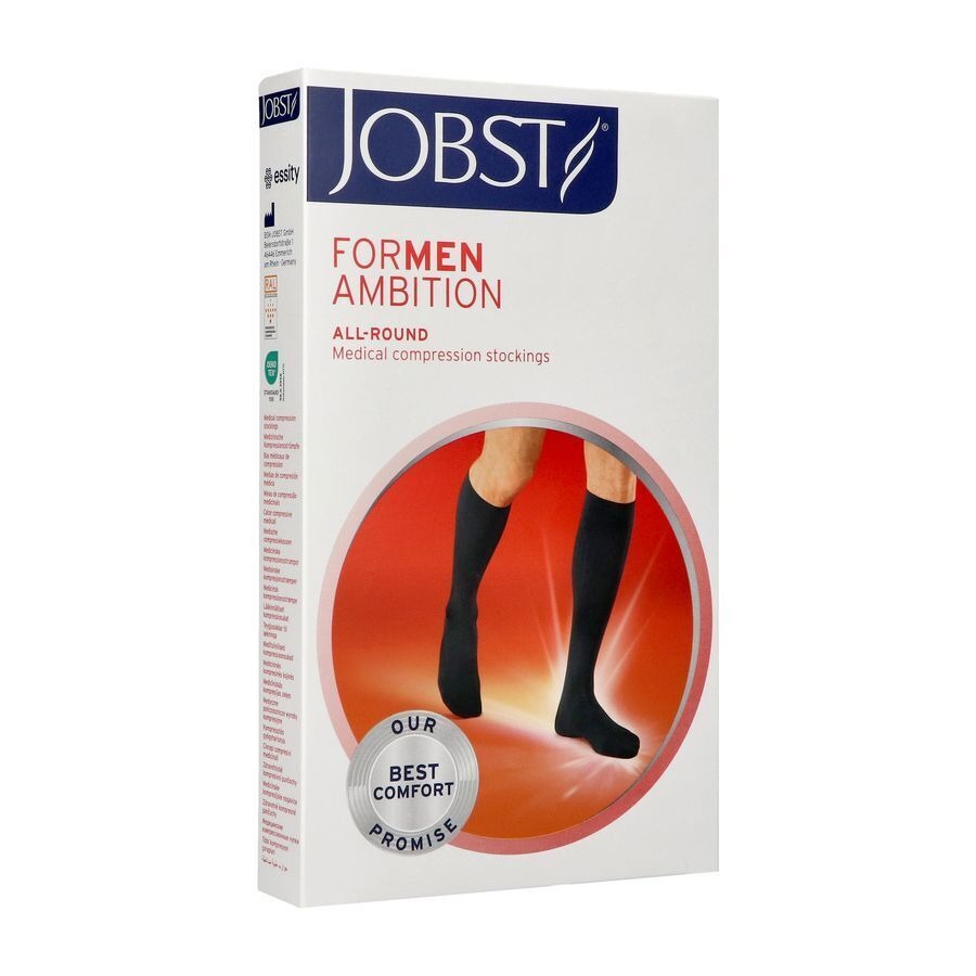 Jobst For Men Ambition Kl2 Ad Regular Black Iv 1p