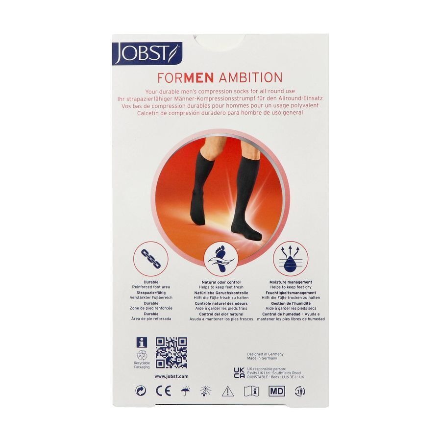 Jobst For Men Ambition Kl2 Ad Regular Navy V 1p