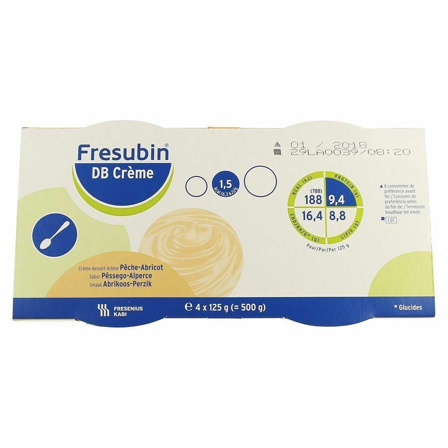 Fresubin Db Crème 125g Pêcheabricot/abrikoosperzik
