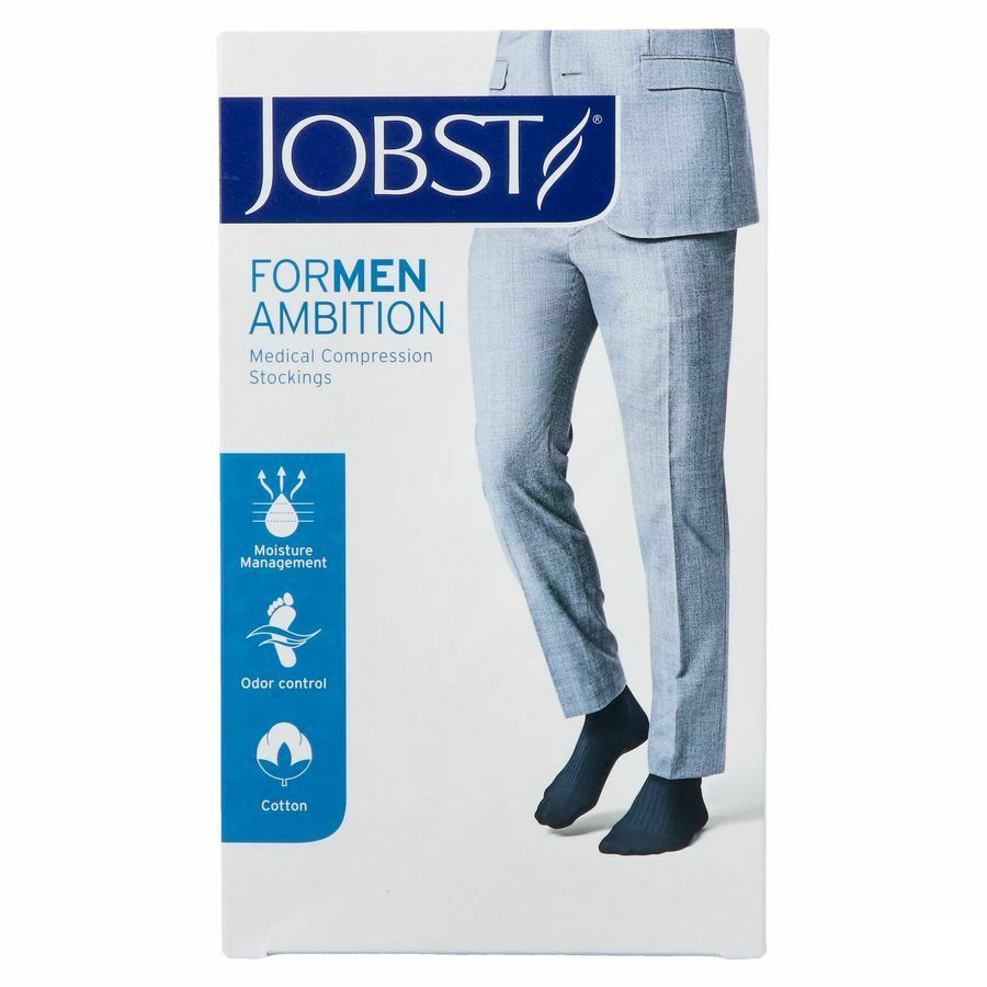 Jobst For Men Ambition Kl2 Ad Long Black Vi 1p afbeelding